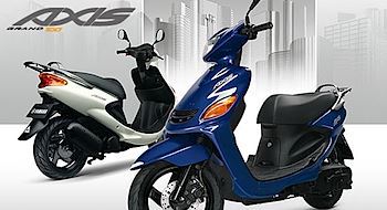 高品質【中古】YA100Wグランドアクシス5FA6ミッドナイトシルバー　おまけ付 バイク車体