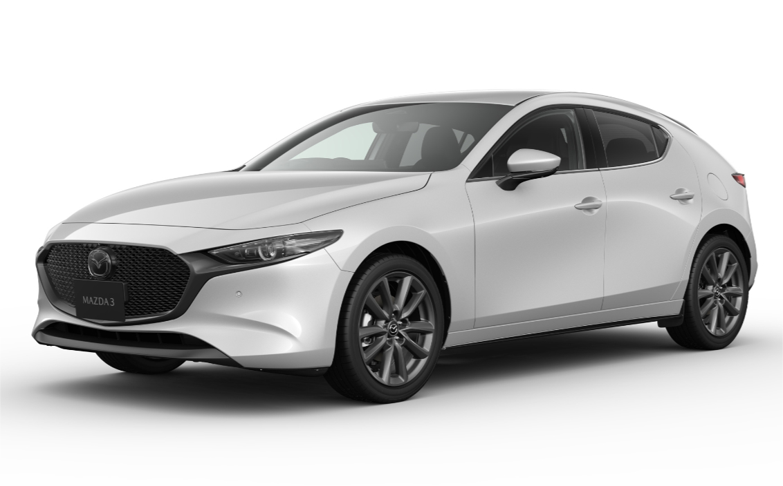 MAZDA3 BP系 2019-2023 フロントリップスポイラー カーボン調 - パーツ