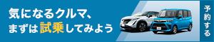 気になるクルマ、まずは試乗してみよう